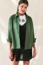Urban Outfitters Vintage Surplus Shirt,green,one Size