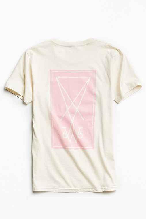 Urban Outfitters Welcome Symbol Tee,cream,l