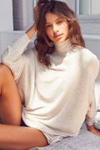 Out From Under Norma Slouchy Turtleneck Tunic Top