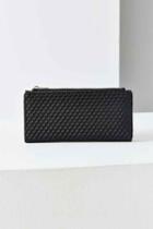 Urban Outfitters Kimchi Blue Thin Embossed Wallet,black,one Size