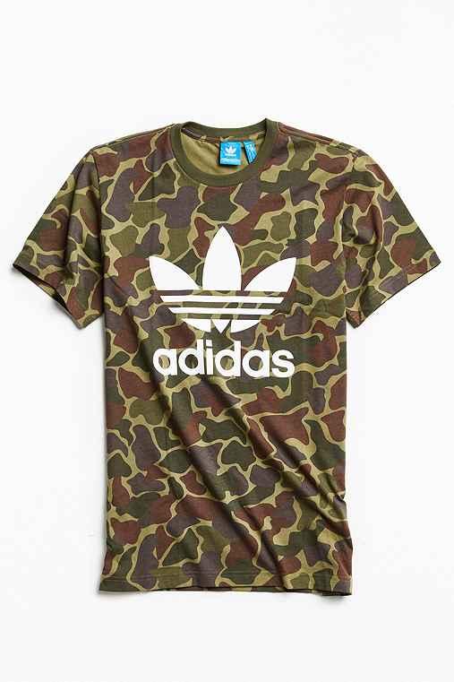 Urban Outfitters Adidas Camo Tee,multi,xl