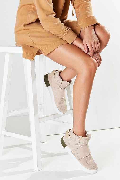 Urban Outfitters Adidas Originals Tubular Invader Strap Sneaker,tan,9.5