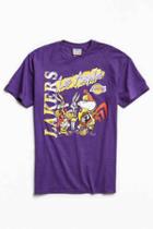 Urban Outfitters Junk Food Looney Tunes Los Angeles Lakers Tee,purple,m