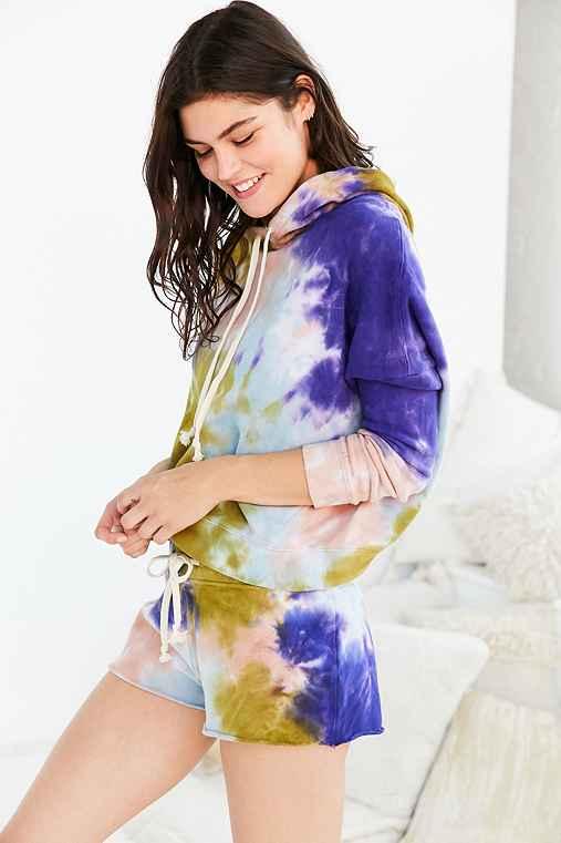 Urban Outfitters Out From Under Tie-dye Terry Short,multi,xs