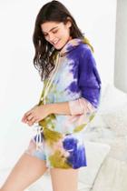 Urban Outfitters Out From Under Tie-dye Terry Short,multi,xs