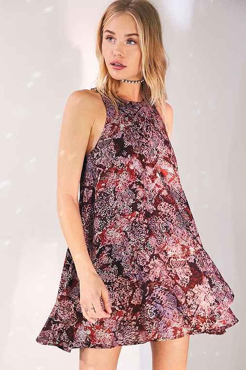 Urban Outfitters Silence + Noise Angel Tulip-hem Swing Dress,assorted,m