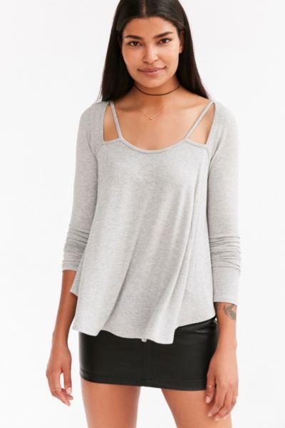 Silence + Noise Riley Strappy Swing Tee
