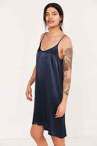 Urban Outfitters Obey Flynn Slip Dress,navy,s