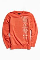 Stussy First Annual Embroidered Crew Neck Sweatshirt