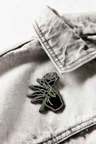 Urban Outfitters Big Bud Press Xl Nail Salon Pin,black,one Size