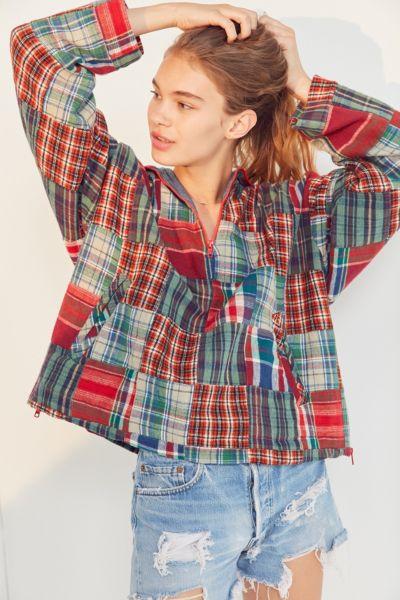 Ecote Fey Madras Popover Jacket