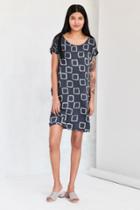 Della Batik Print Mini Sheath Dress