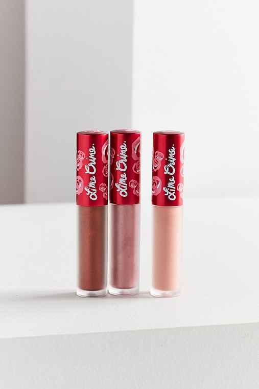 Urban Outfitters Lime Crime Mini Velvetine Matte Lipstick Box Set,champagne Rose,one Size