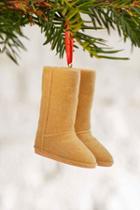 Urban Outfitters Suede Boots Ornament,tan,one Size