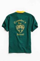 Urban Outfitters Vintage Prime Time Crusaders Bowling Shirt,green,l/xl