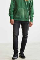 Urban Outfitters Cheap Monday Ripped Black Super Skinny Jean,washed Black,30/31