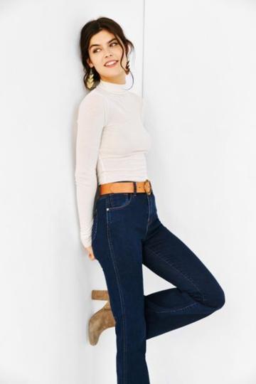Out From Under Ribbed Turtleneck Top