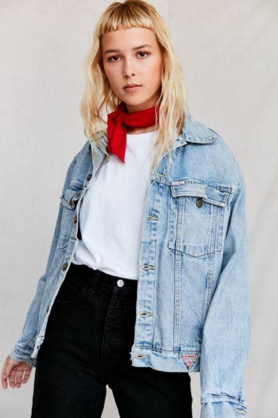 Urban Outfitters Vintage Guess '90s Light Wash Denim Jacket