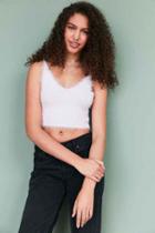 Urban Outfitters Kimchi Blue Fuzzy Cami,purple,s