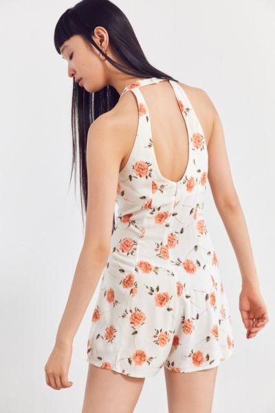 Motel Button-down Floral Femme Romper