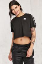 Urban Outfitters Kappa Spangle Taped Cropped Tee
