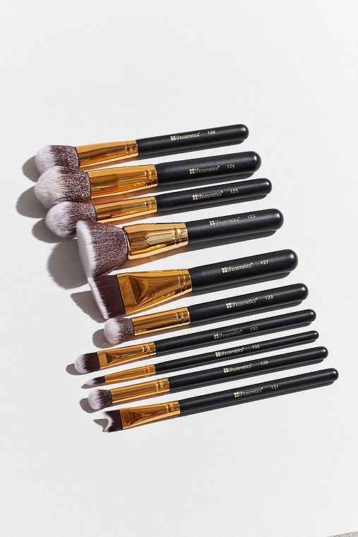 Urban Outfitters Bh Cosmetics 10 Piece Sculpt + Blend 2 Brush Set,assorted,one Size