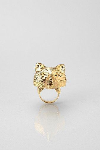 Andrea Garland Wolf Lip Balm Ring