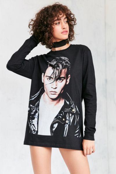 Urban Outfitters Johnny Depp Long-sleeve Tee