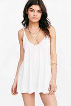 Urban Outfitters Silence + Noise Corinne Tank Top,ivory,l