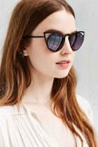 Urban Outfitters Quay Invader Sunglasses,black Multi,one Size