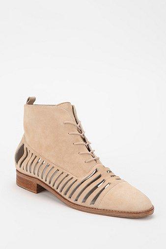 Plomo Yvonne Side-slit Suede Ankle Boot