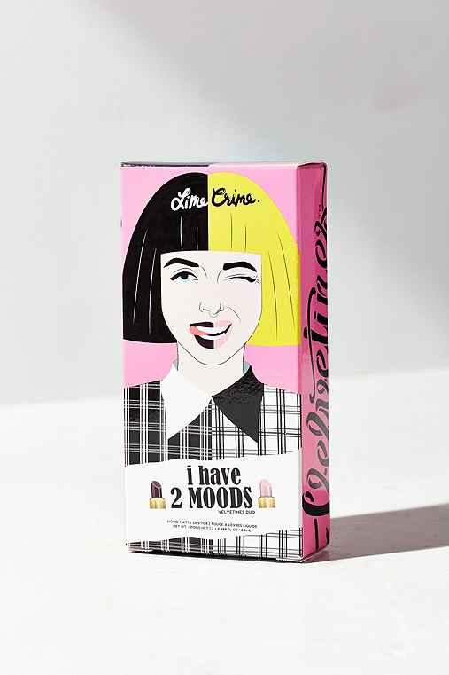 Urban Outfitters Lime Crime I Have 2 Moods Velvetine Liquid Matte Lipstick Duo,assorted,one Size