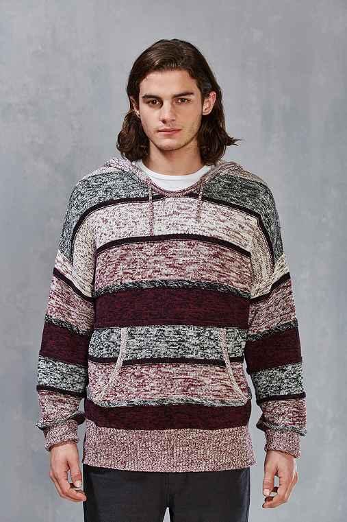 Urban Outfitters Stussy Hooded Sweater,maroon,l