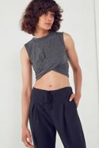 Project Social T Shelley Cross-front Cropped Tank Top