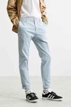 Urban Outfitters Uo Easton Skinny Stretch Chino Pant,slate,34/32