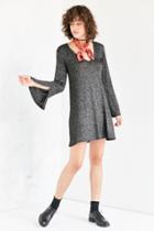 Ecote Cozy Bell-sleeve Frock Dress
