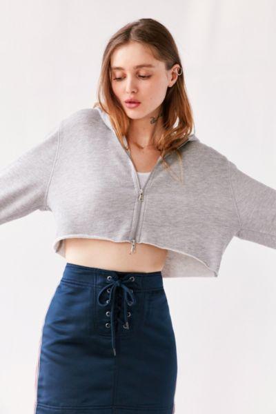 Silence + Noise Zip-up Hoodie Top