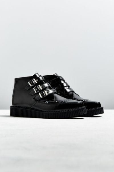 Urban Outfitters T.u.k. 3 Strap Buckle Boot