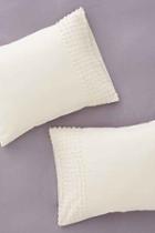 Urban Outfitters Plum & Bow Tufted Dot Sham Set,cream,one Size