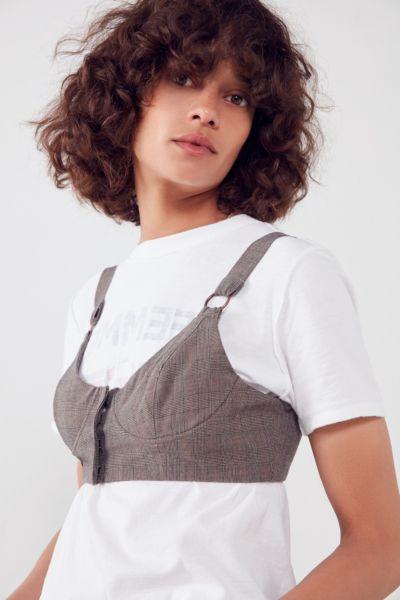 Silence + Noise Eloise Menswear Bustier Top