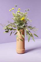 Urban Outfitters Umbra Shift Pleated Vase,rust,one Size