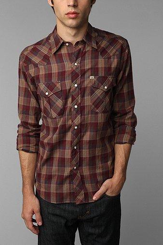 Salt Valley Long-sleeve Hemlock Plaid Western Shirt