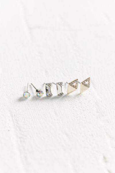 Urban Outfitters Iridescent Post Earring Set