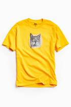 Urban Outfitters Skate Mental Cat Glow-in-the-dark Eyes Tee