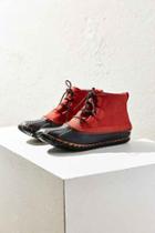 Urban Outfitters Sorel Out N About Leather Boot,red,6