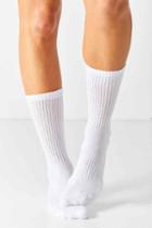 Urban Outfitters Athletic Crew Sock,white,one Size