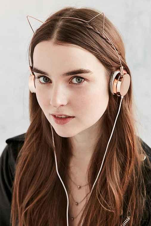 Urban Outfitters Cat Headphones,rose,one Size