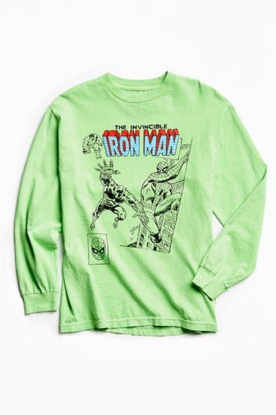 Urban Outfitters Kostas Seremetis X Marvel Iron Man Long Sleeve Tee