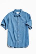 Urban Outfitters Uo Stevens Denim Short Sleeve Button-down Shirt