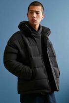 Urban Outfitters Uo Puffer Jacket,black,m